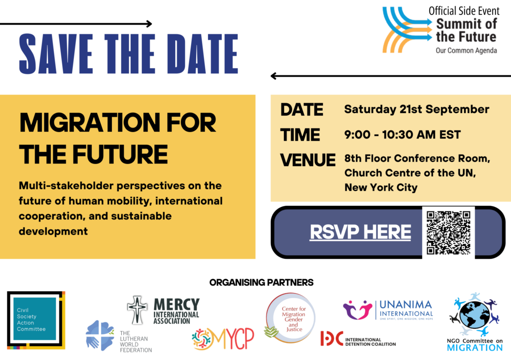 Summit of the Future Official Side Event: ‘Migration for the Future ...